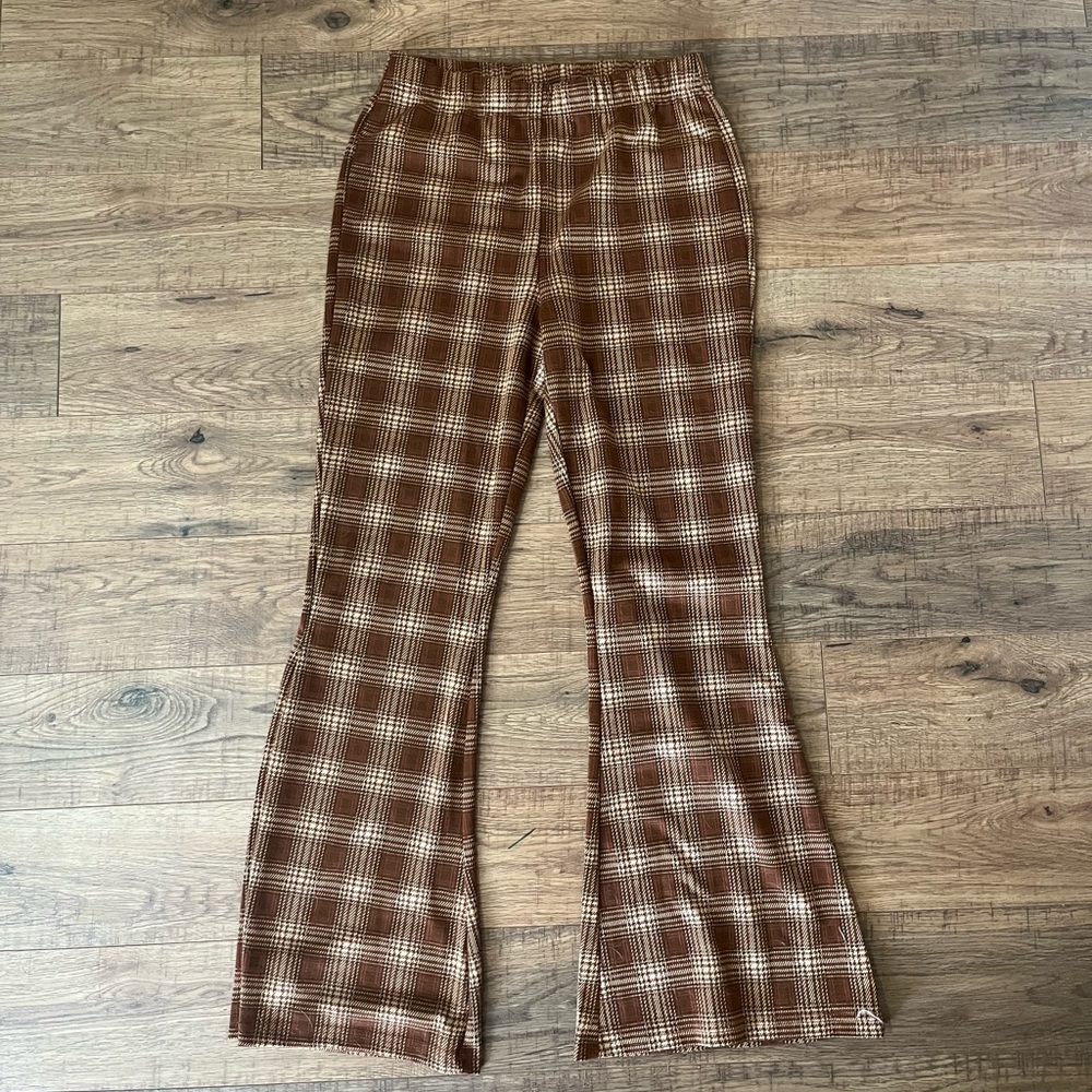 Wild fable plaid flared pants